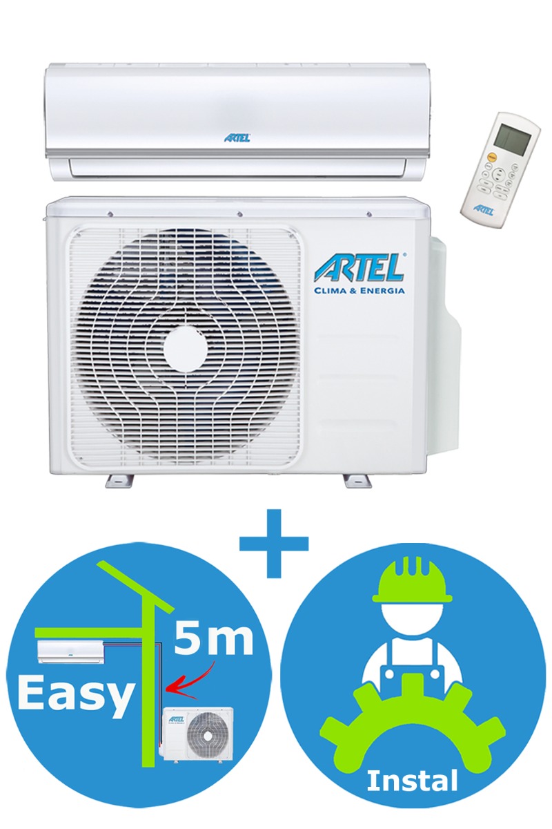 Airco split 1x 3.6kw / 12000btu + installatie 