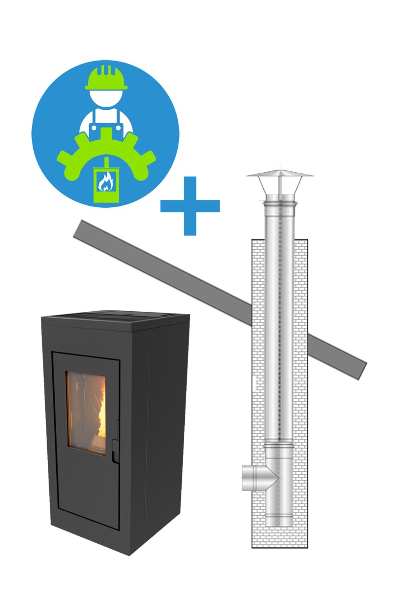 NextGen 9kW + afvoer bestaand kanaal + instal